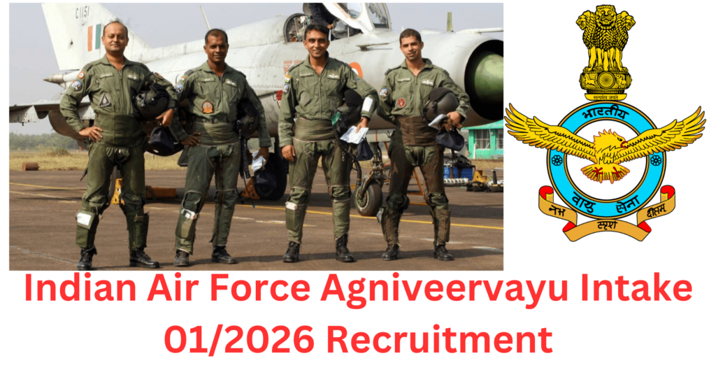Indian Air Force Agniveervayu Recruitment 2026: Apply Now!