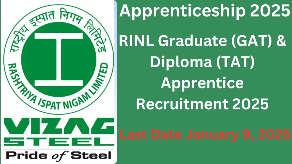 RINL Graduate & Diploma Apprentice Recruitment 2025