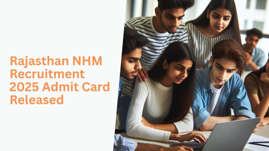 Rajasthan NHM Recruitment 2025 Admit Card Released