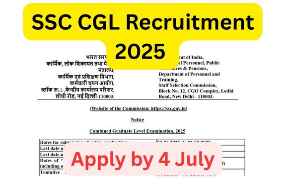 SSC CGL Recruitment 2025