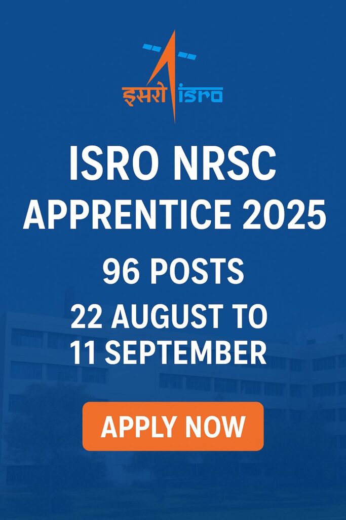 ISRO NRSC Apprentice 2025