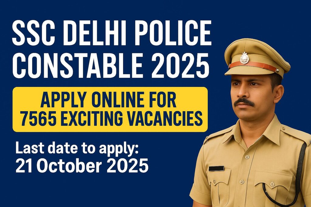 SSC Delhi Police Constable 2025