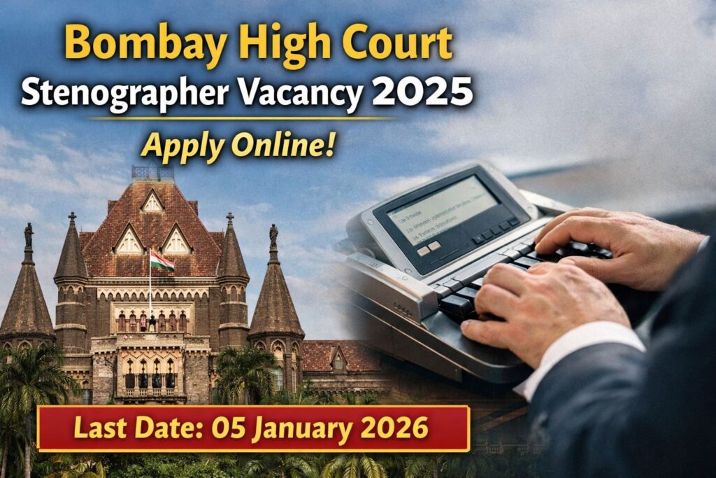 Bombay High Court Stenographer Vacancy 2025