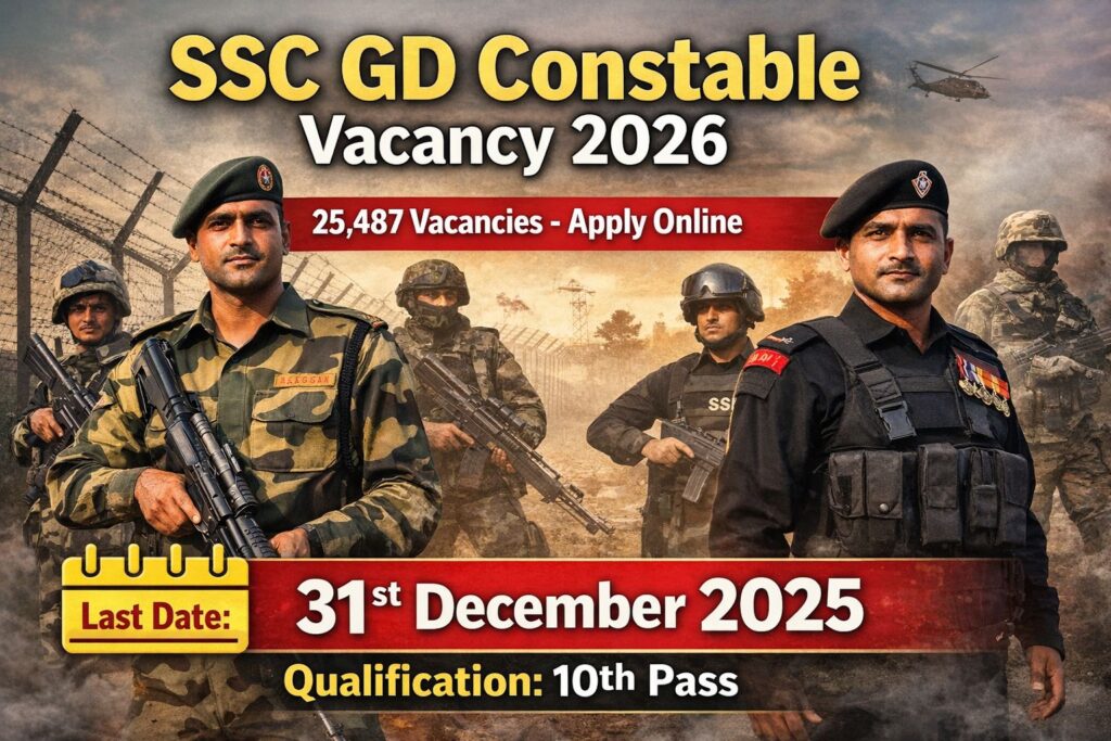 SSC GD Constable Vacancy 2026