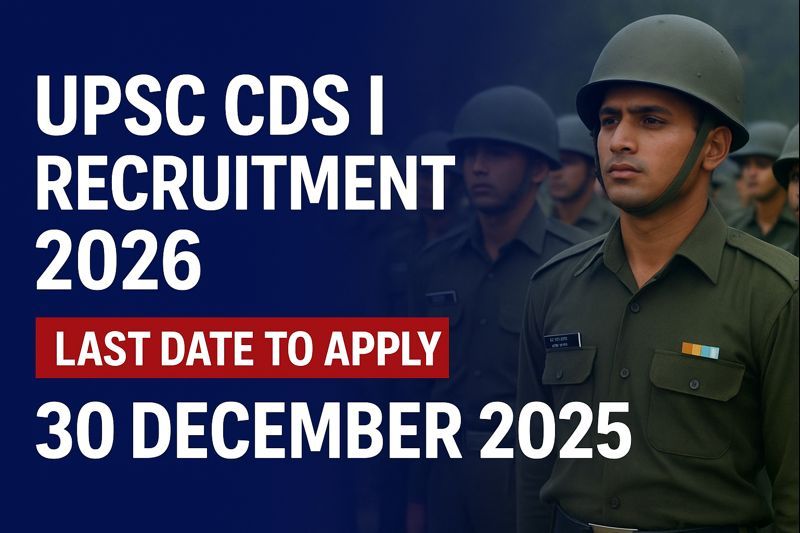 UPSC CDS I Recruitment 2026