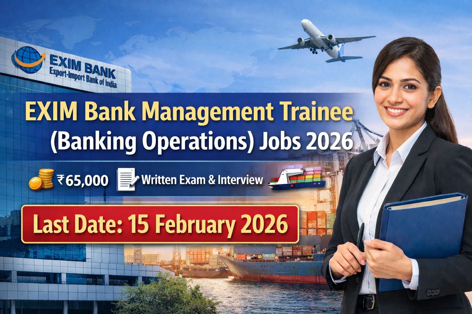 EXIM Bank Management Trainee Jobs 2026
