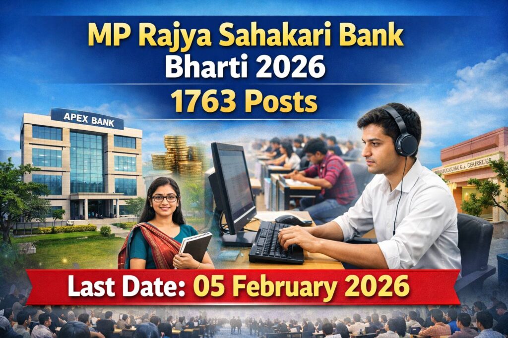 MP Rajya Sahakari Bank Bharti 2026