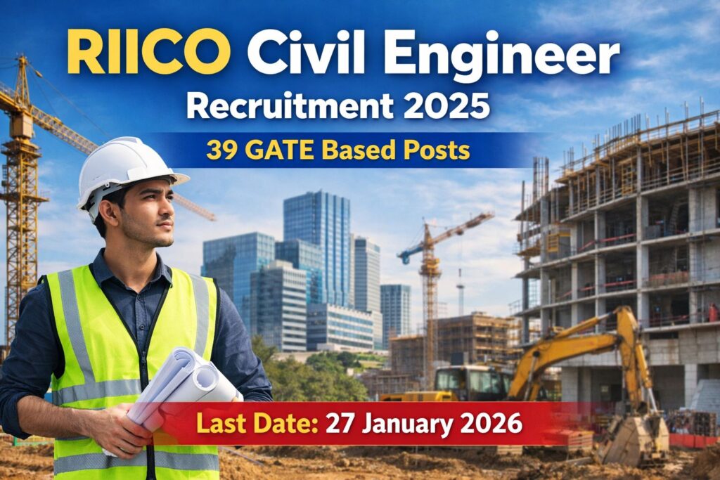 RIICO Civil Engineer Recruitment 2025