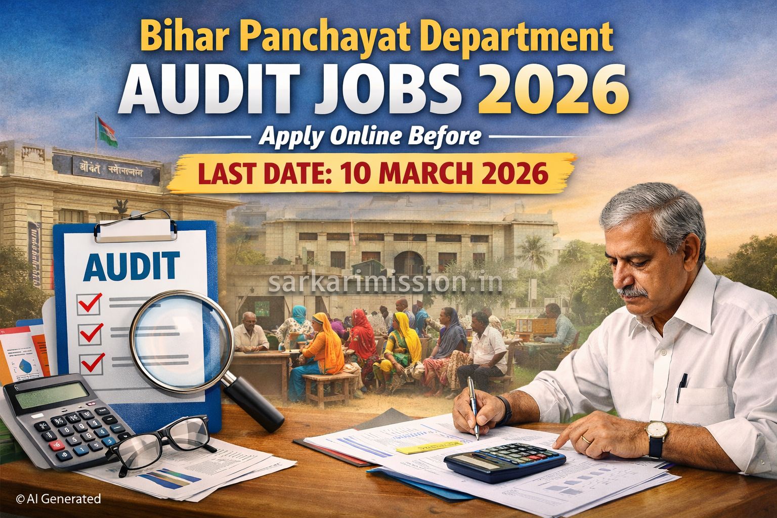Bihar Panchayat Department Audit Jobs 2026