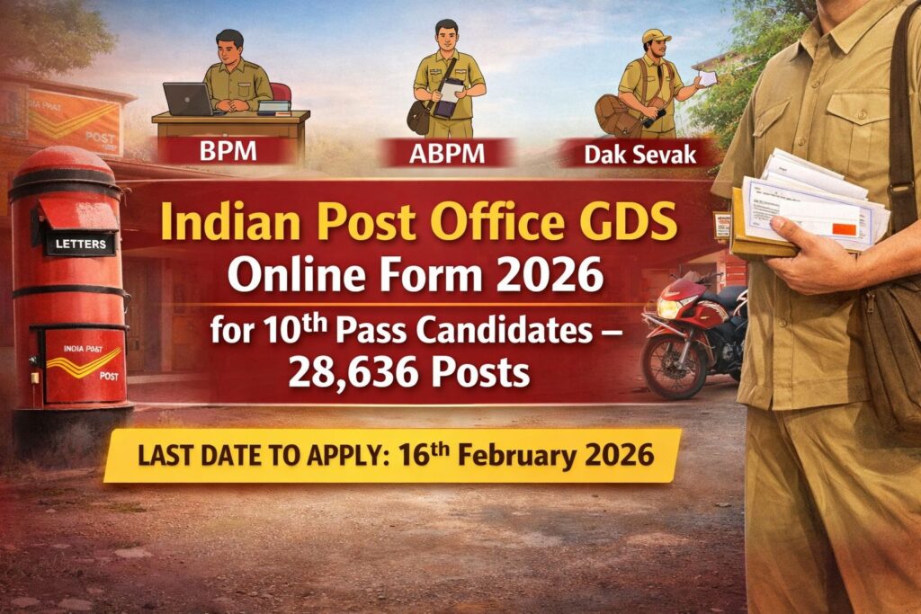 Indian Post Office GDS Online Form 2026