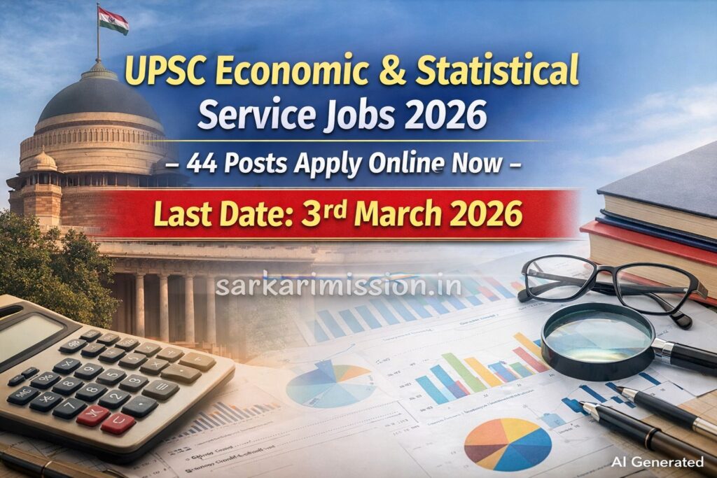 UPSC Economic & Statistical Service Jobs 2026