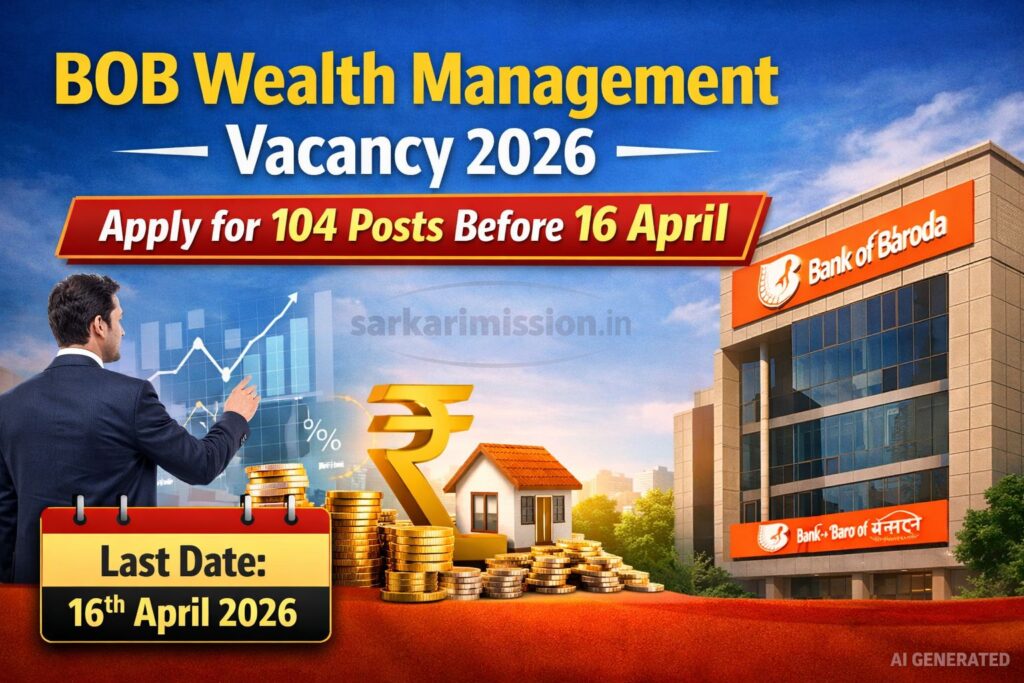 BOB Wealth Management Vacancy 2026