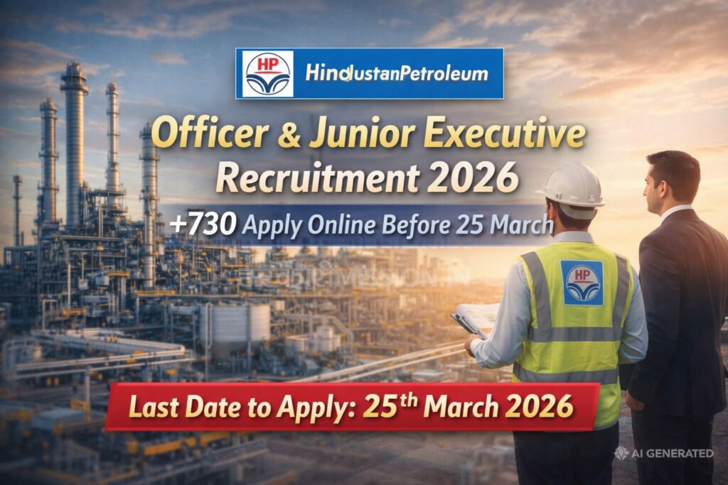 HPCL Officer & Junior Executive Recruitment 2026