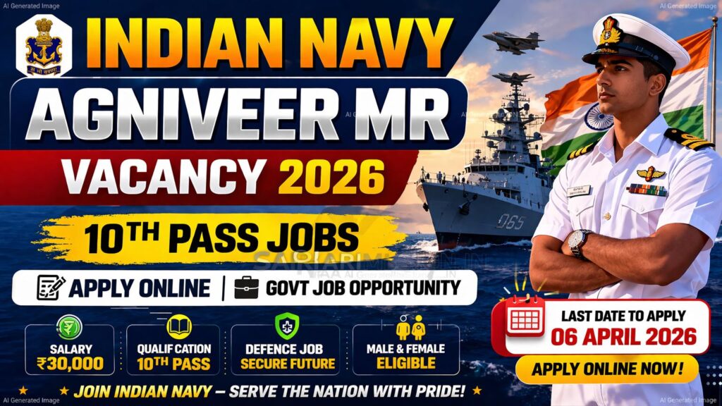 Indian Navy Agniveer MR Vacancy 2026