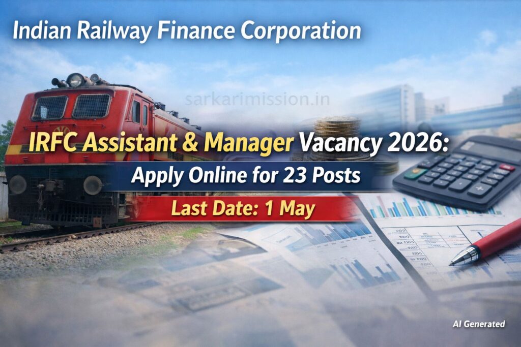 IRFC Assistant & Manager Vacancy 2026