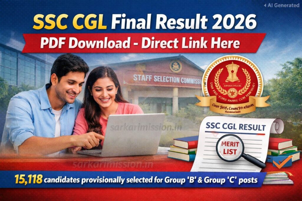 SSC CGL Final Result 2026