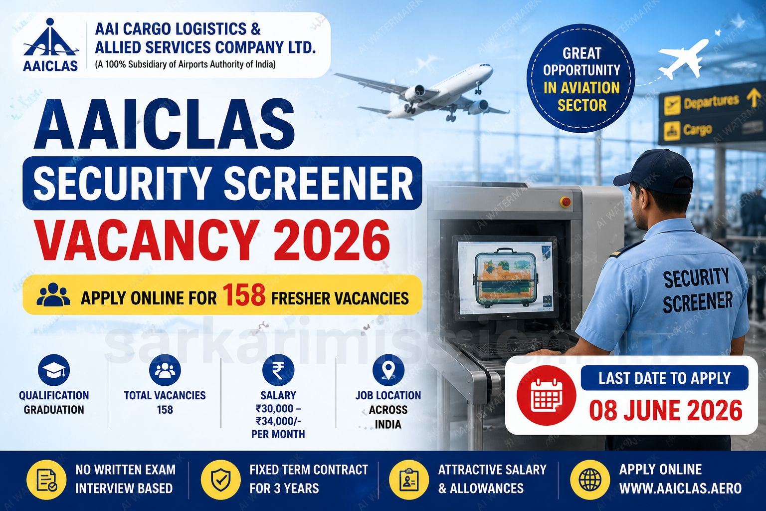 AAICLAS Security Screener Vacancy 2026