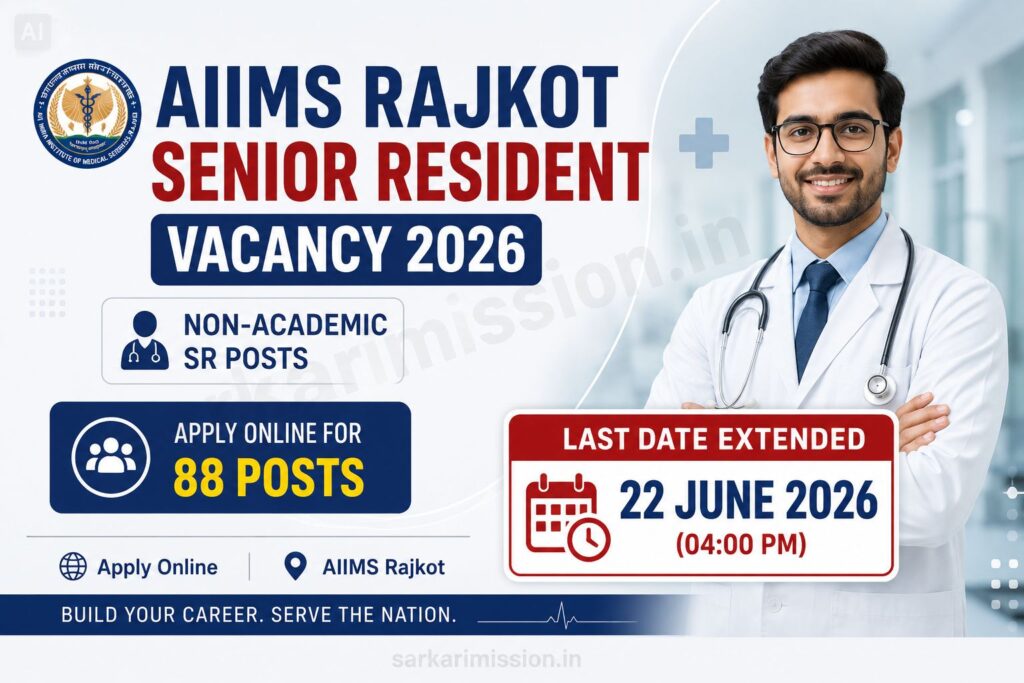 AIIMS Rajkot Senior Resident Vacancy 2026