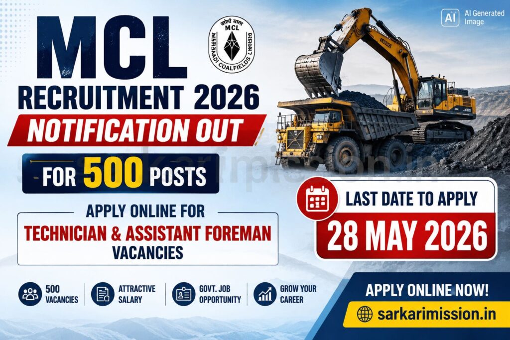 MCL Recruitment 2026