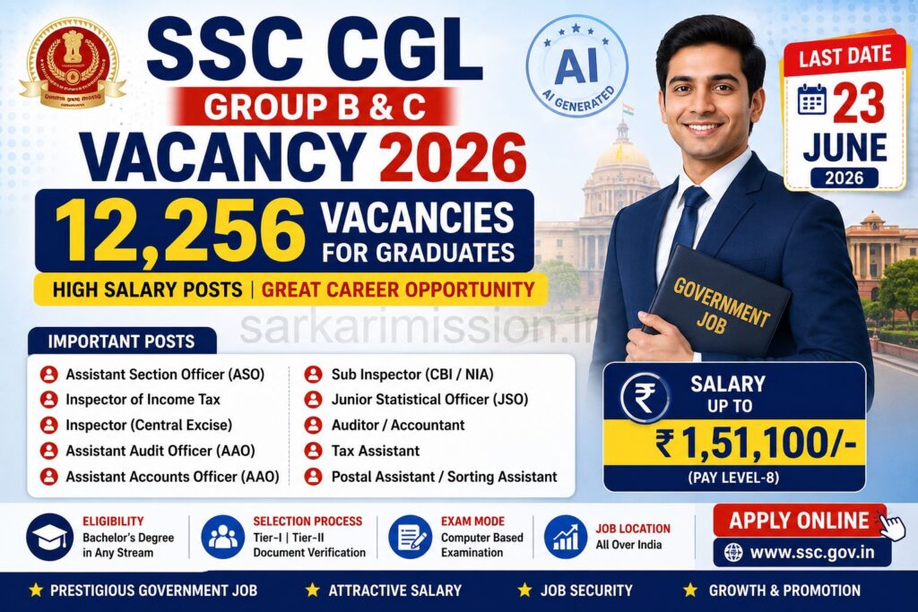 SSC CGL Group B & C Vacancy 2026