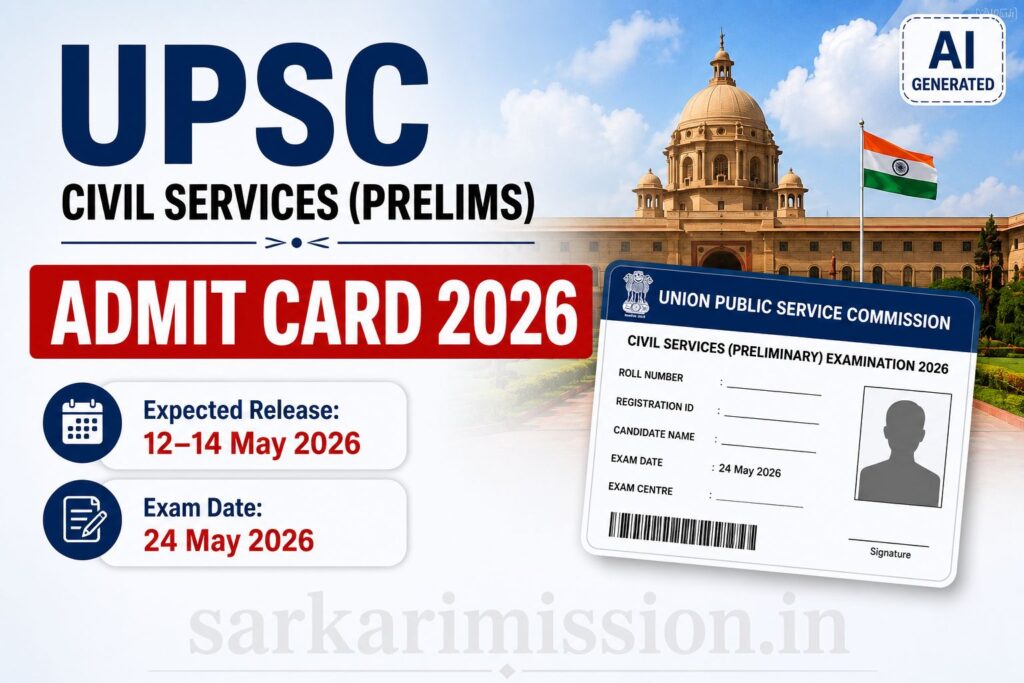 UPSC Civil Services Prelims Admit Card 2026