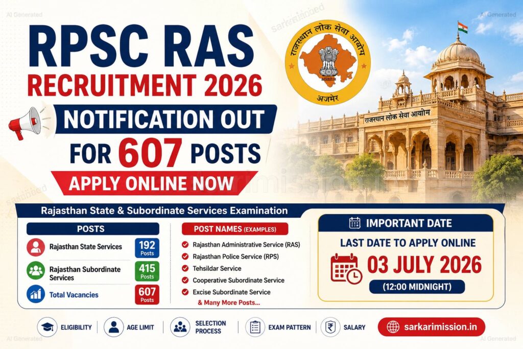 RPSC RAS Recruitment 2026