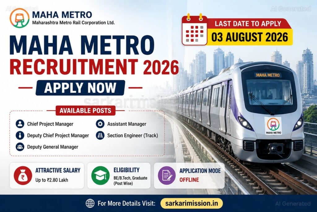 MAHA Metro Recruitment 2026