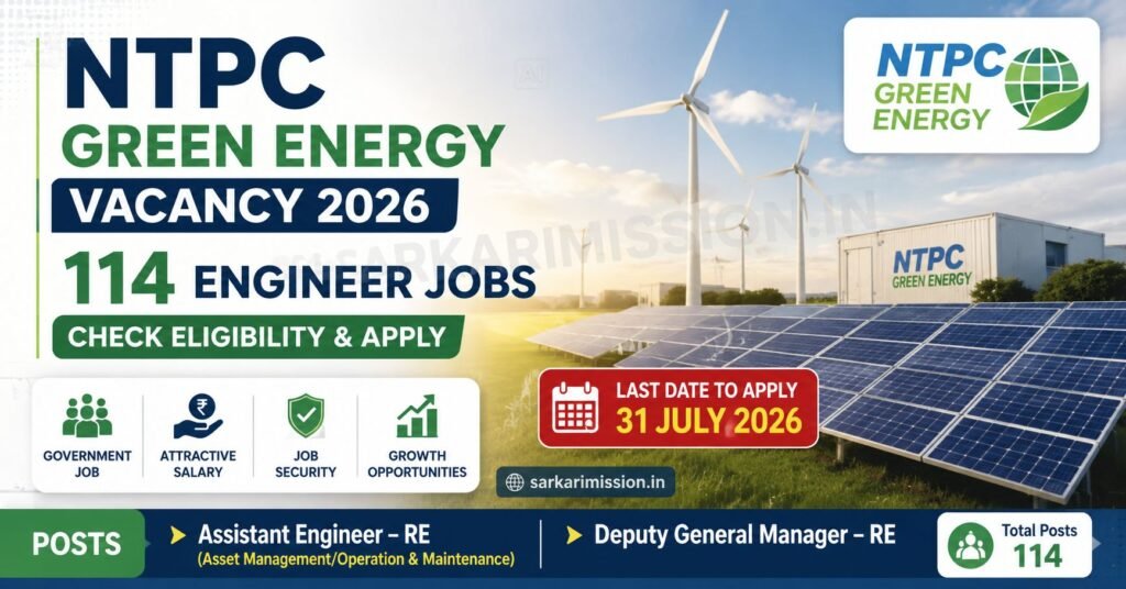 NTPC Green Energy Vacancy 2026
