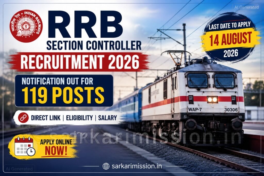 -+RRB Section Controller Recruitment 2026