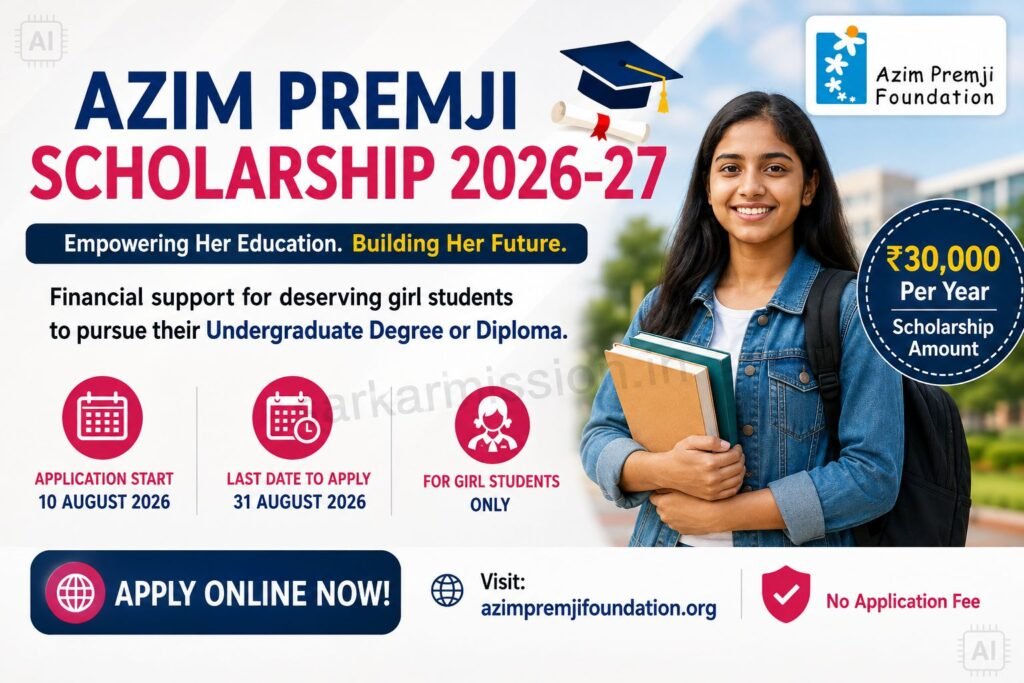 Azim Premji Scholarship 2026-27