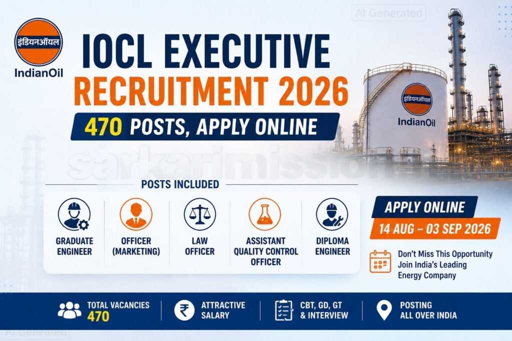 IOCL Executive Recruitment 2026