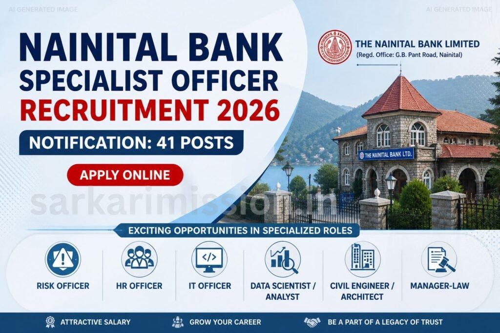 Nainital Bank Specialist Officer Recruitment 2026