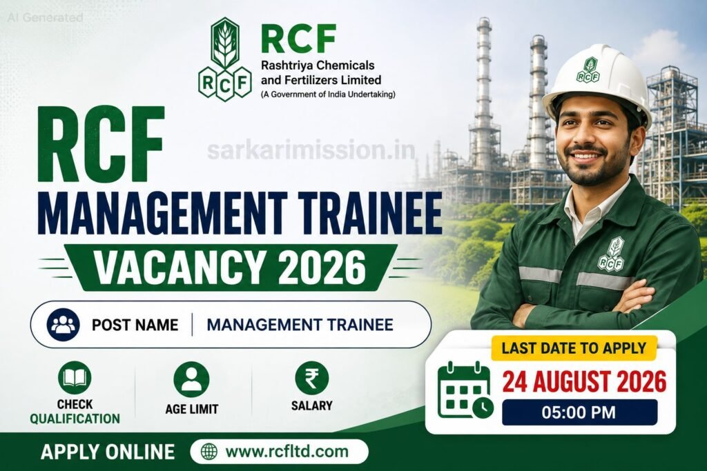 RCF Management Trainee Vacancy 2026