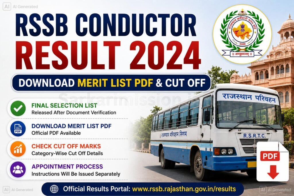 RSSB Conductor Result 2024