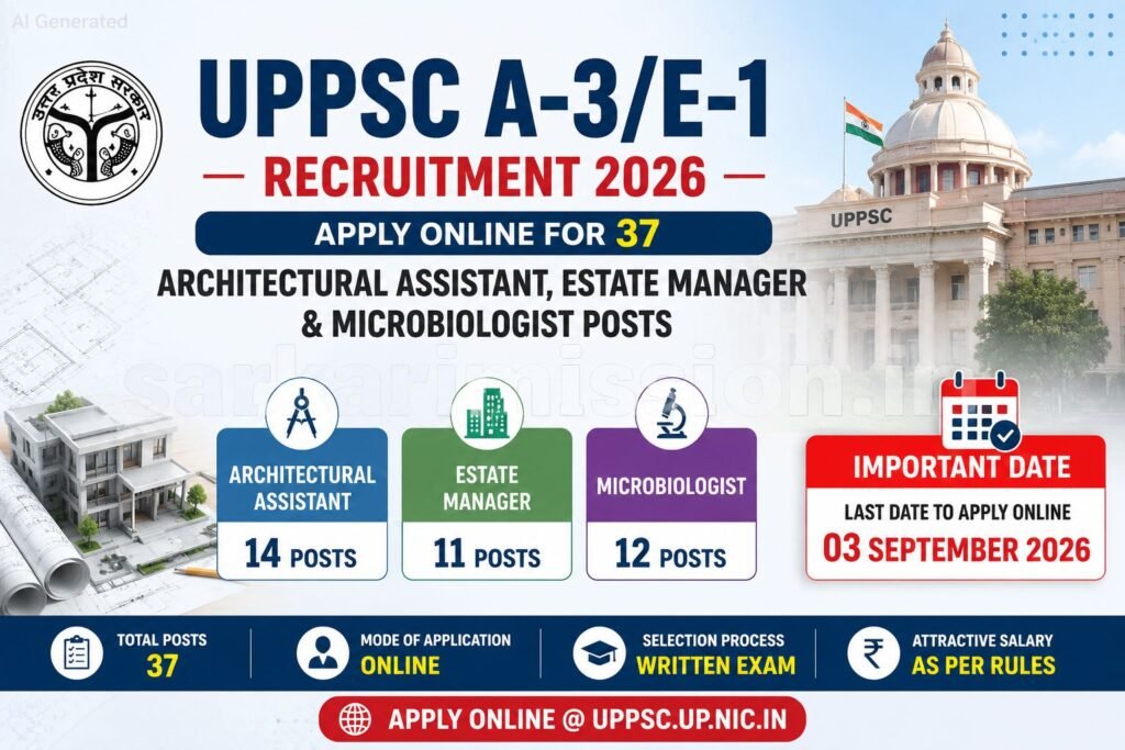 UPPSC Microbiologist Recruitment 2026