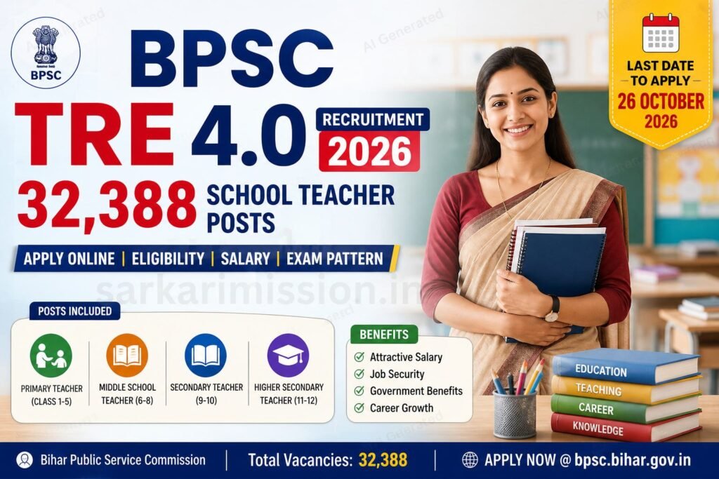 BPSC TRE 4.0 Recruitment 2026