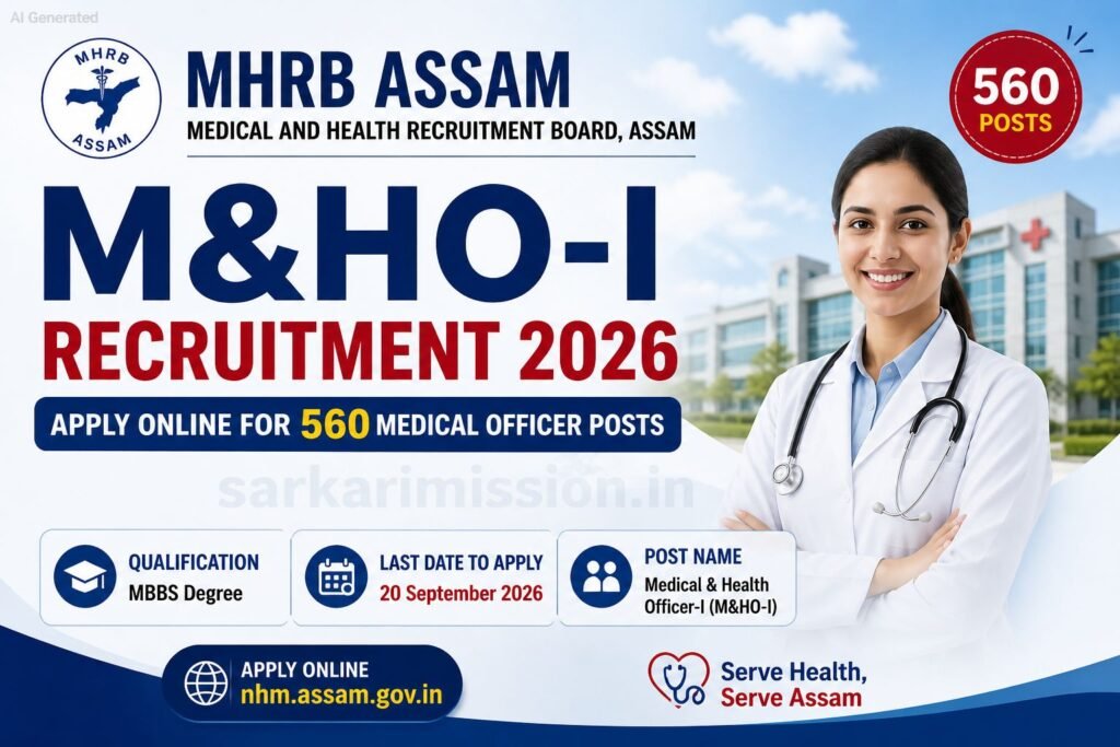 MHRB Assam M&HO-I Recruitment 2026